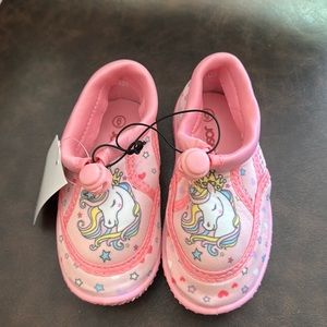 JOSMO PINK UNICORN WATER SHOES: NEW WITH TAGS: SIZE 6